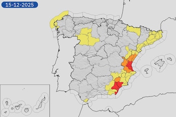 La AEMET advierte sobre las