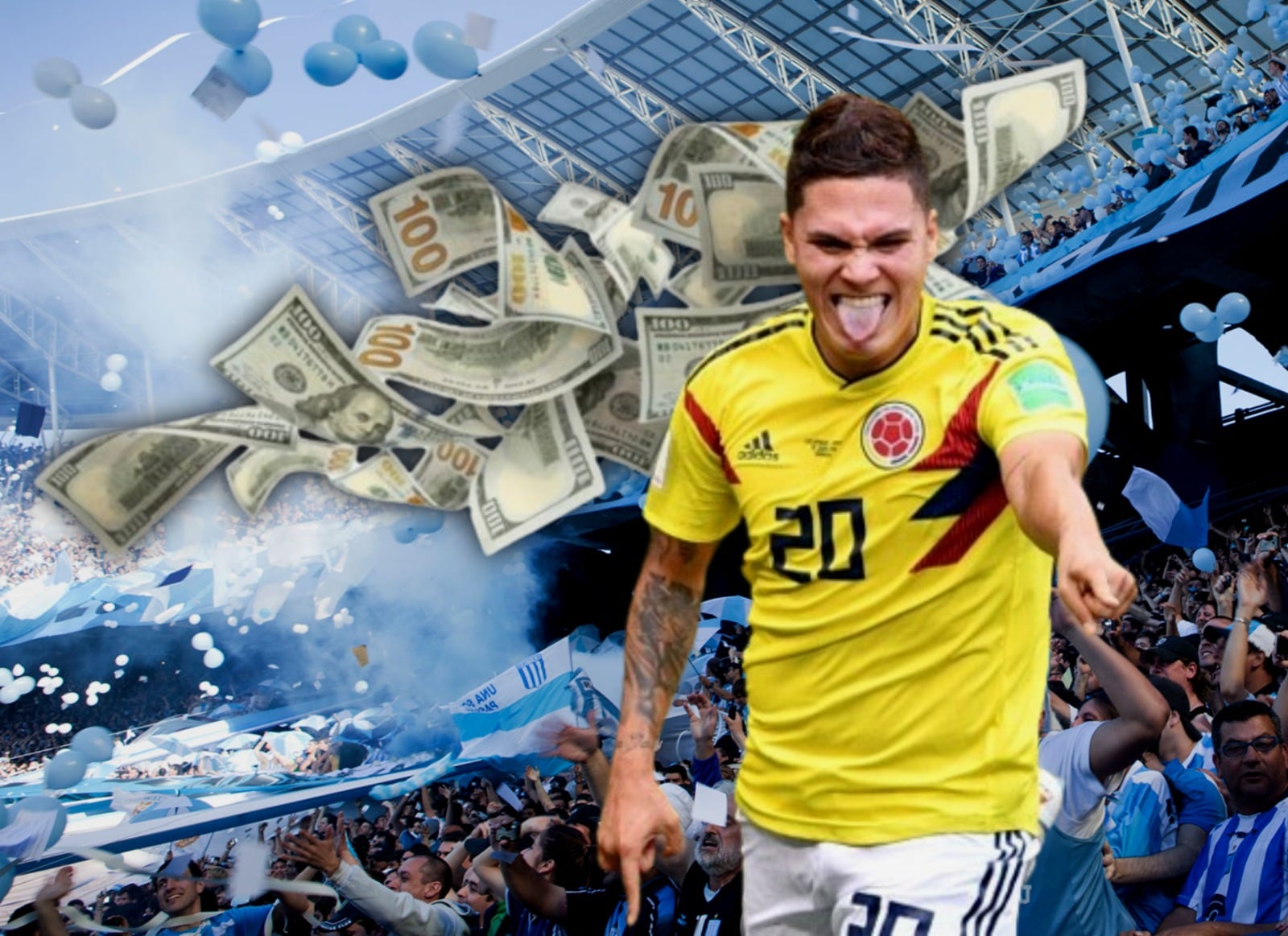 Juan Fernando Quintero no continuaría en Racing Club de Avellaneda - crédito Jimmy Nomesqui/ Infobae Colombia