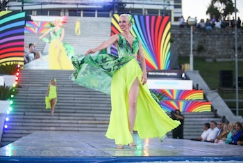 En las míticas escalinatas de