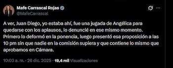 Mafe Carrascal critica a Angélica