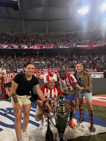 Ayelén Sebastián acompañó a Cetré