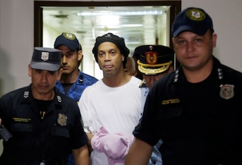 Ronaldinho y su hermano fueron liberados cuatro meses después (Reuters)