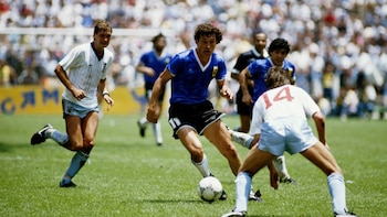 Jorge Valdano en la final