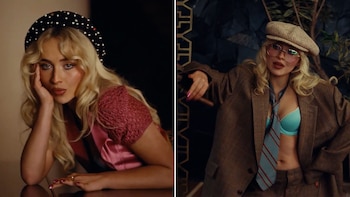 Sabrina Carpenter revoluciona la moda pop: lencería y estilo retro chic en su nuevo lanzamiento