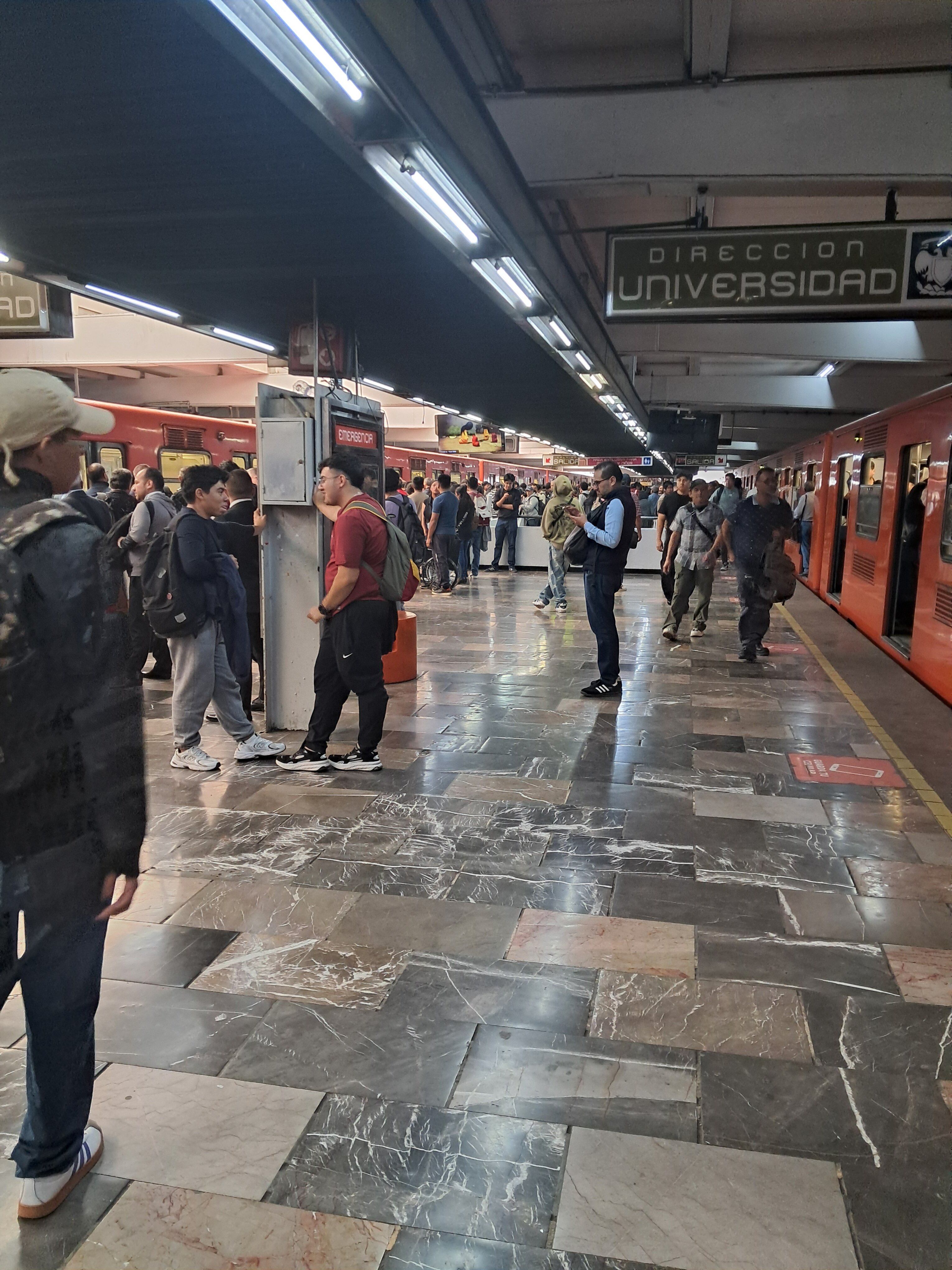 Avance en tiempo real de las diversas líneas de la red de transporte público capitalino. (Redes sociales)
