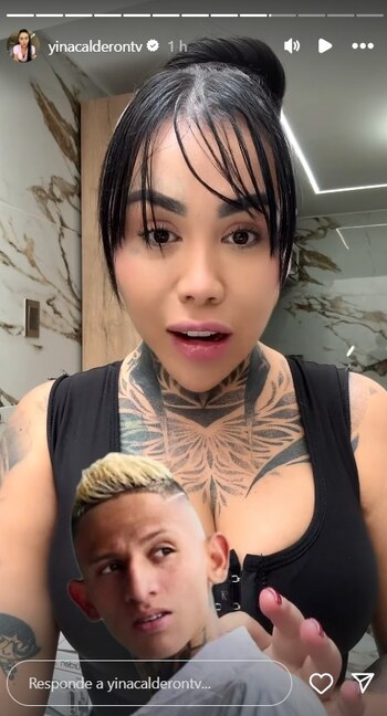 Yina Calderón apoyó a La Liendra por entrar a 'La casa de los famosos Colombia' y le envió pulla - crédito @yinacalderontv/IG
