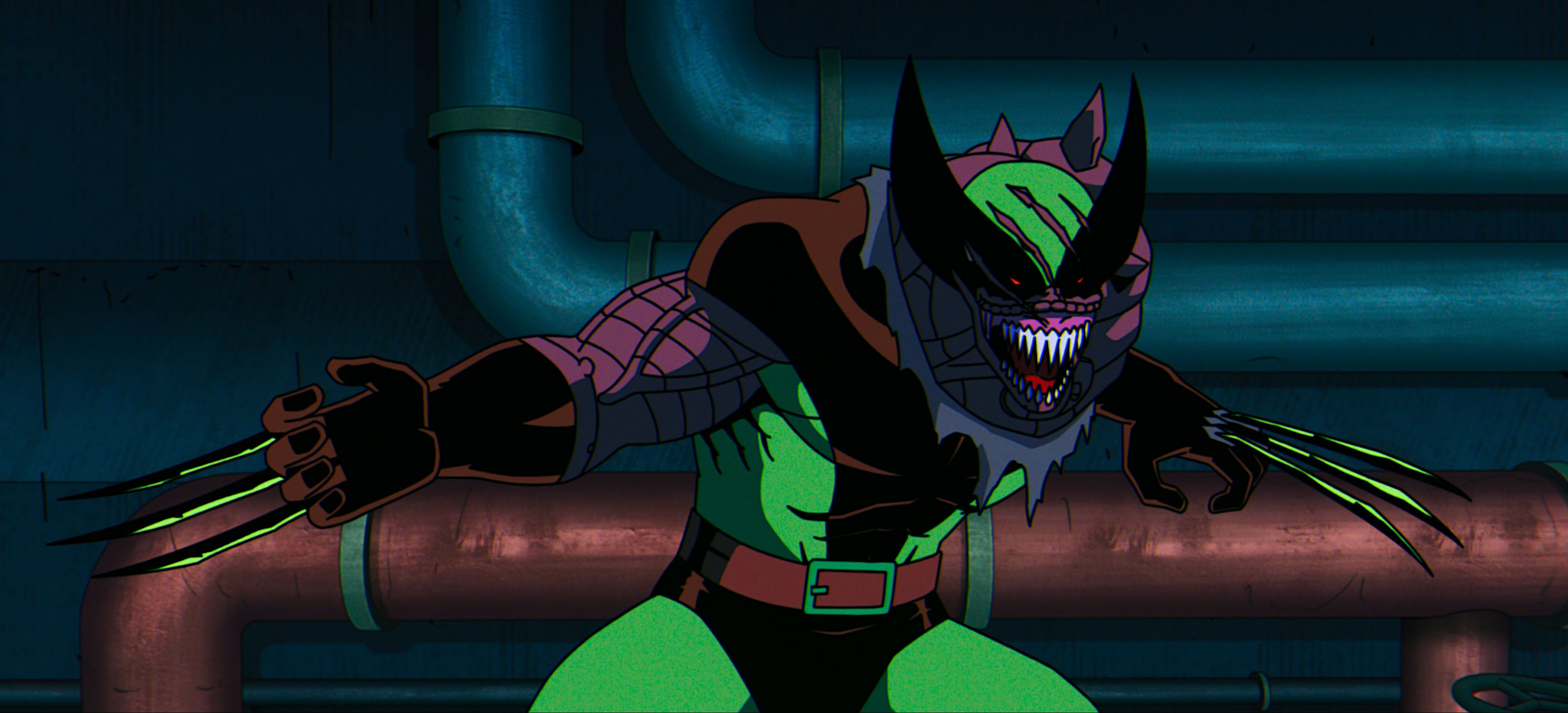 A scene from Marvel