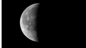 La luna estará iluminada a