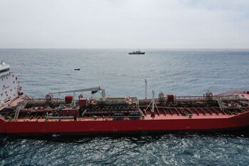 Desde el cielo, el drone