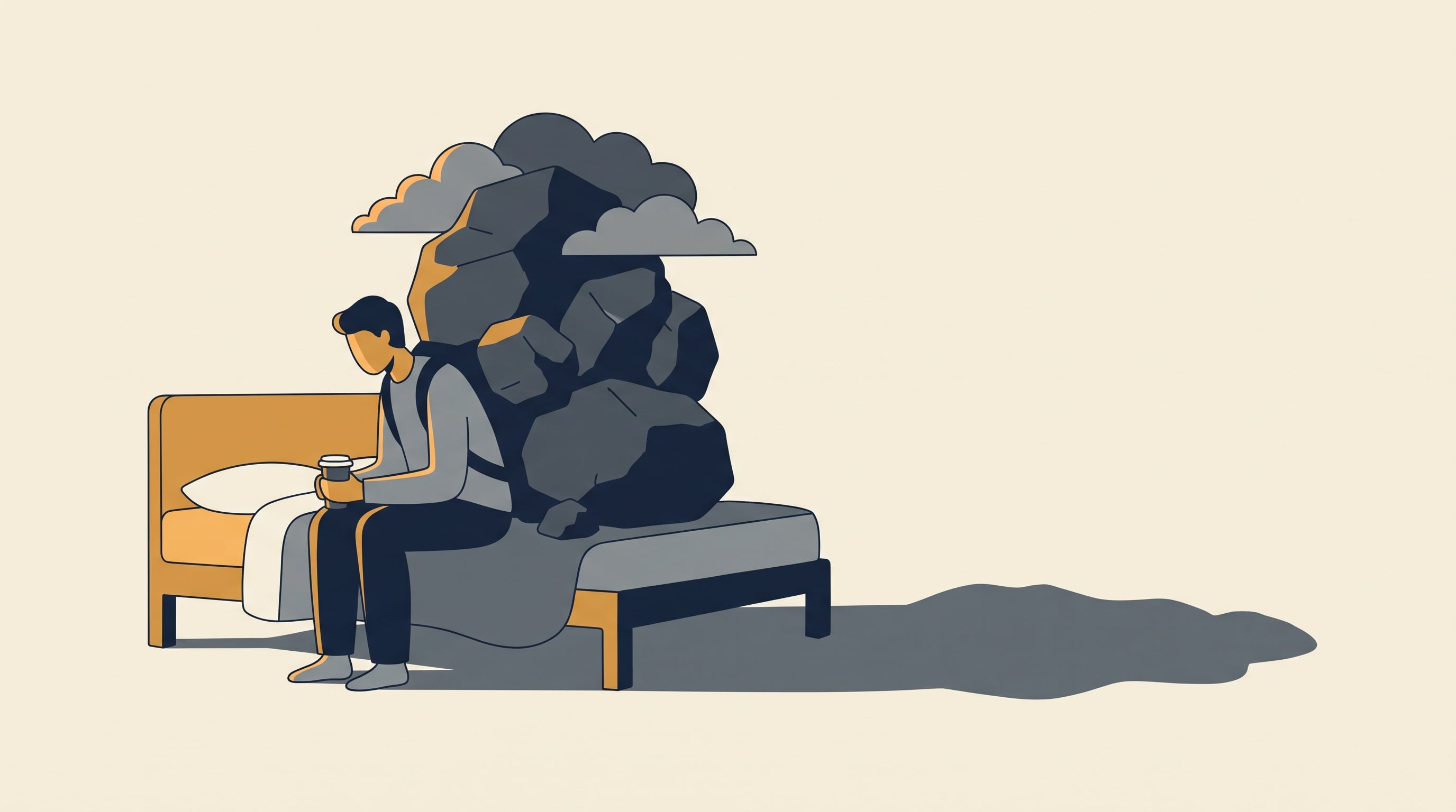 Prepararse para lo peor puede aumentar el malestar antes de que ocurra un problema y afectar el ánimo, el cuerpo y la energía mental (Imagen Ilustrativa Infobae)