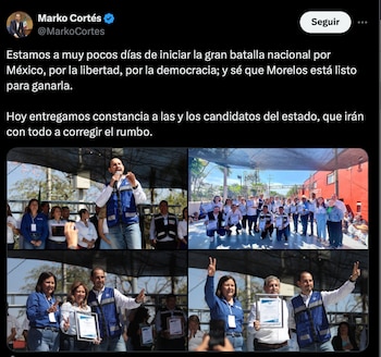 El líder nacional del PAN