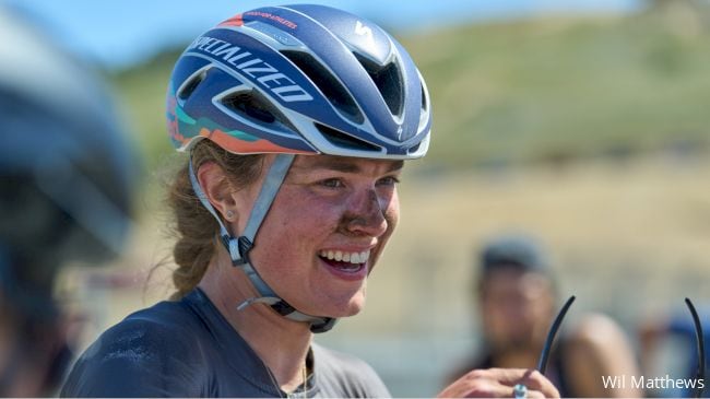 Moriah Wilson, ciclista estadounidense cuya carrera y vida fueron interrumpidas por un crimen que impactó a la comunidad deportiva e inspiró un documental sobre su legado y el proceso de duelo de sus seres queridos. (Cortesía: FloBikes)