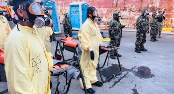 Marina realiza simulacro de seguridad y riesgo radiológico en el puerto de Veracruz