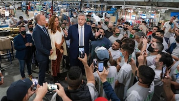 Alberto Fernández en Lomas de Zamora