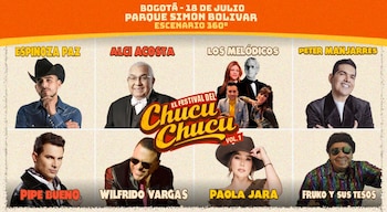 El Festival del Chucu Chucu transformará el Parque Simón Bolívar en Bogotá en una gran pista de baile el próximo 18 de julio.