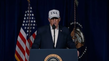 Donald Trump llamó al pueblo