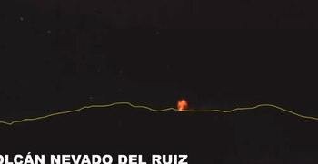 Toma del nevado del Ruiz