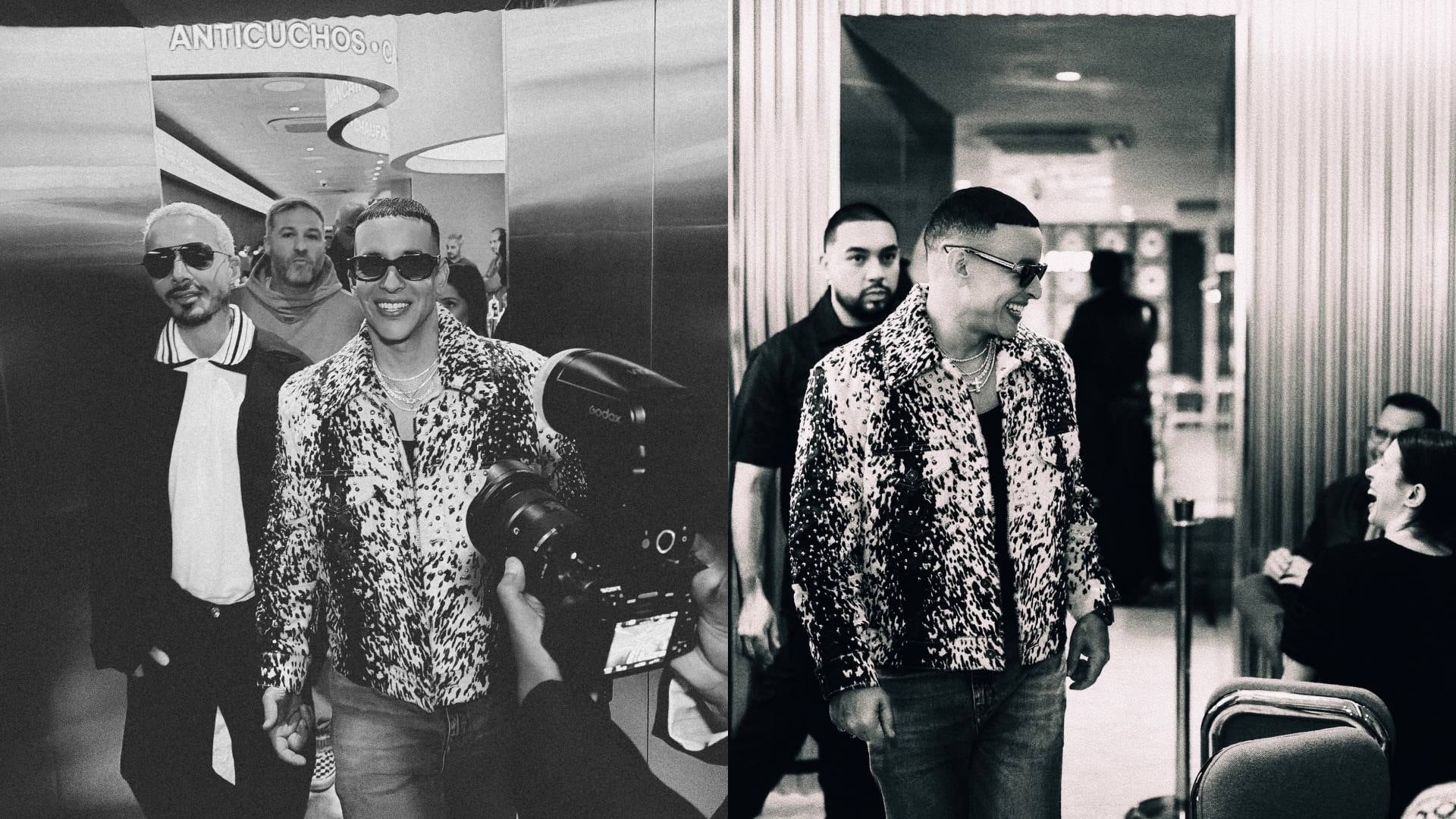 Los cantantes J Balvin y Myke Towers asistieron a la presentación previa a la apertura del local. (Cholapink)