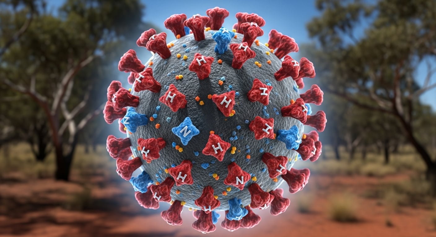 La gripe aviar es una enfermedad infecciosa y contagiosa causada por el virus de la influenza tipo A que afecta principalmente a aves silvestres y de corral (Imagen Ilustrativa Infobae)