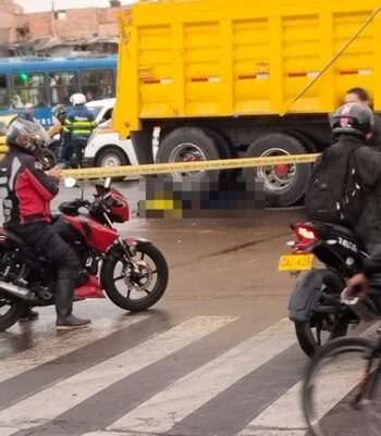 El accidente en la avenida