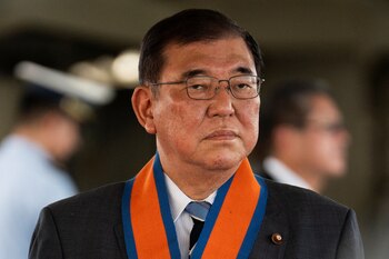 El primer ministro japonés, Shigeru