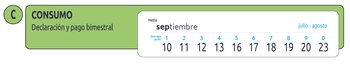 Calendario del tributo al consumo