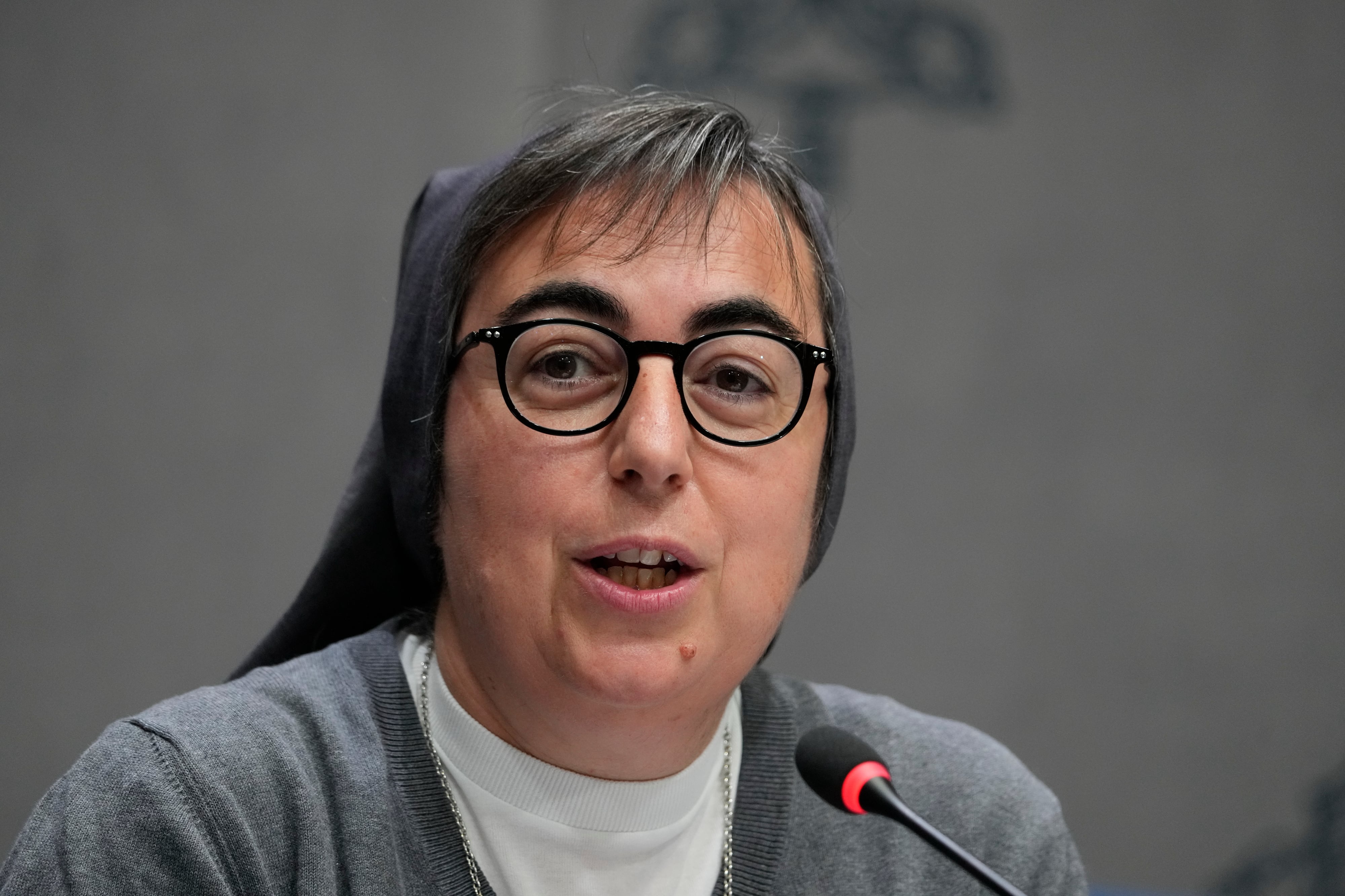 Alessandra Smerilli, Prefecta del Dicasterio para la Promoción de Desarrollo Humano Integral (AP foto/Gregorio Borgia)