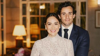 Tamara Falcó e Íñigo Onieva, en su fiesta de pedida. (Instagram)