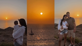 Las vacaciones de Emilia Ferrero y Julián Álvarez en Ibiza: familia, playa y atardeceres tras el Mundial 2026