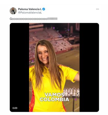 Paloma Valencia celebró el único
