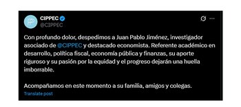 Quién era Juan Pablo Jiménez, el economista del Cippec que fue encontrado muerto en Palermo - Image 3