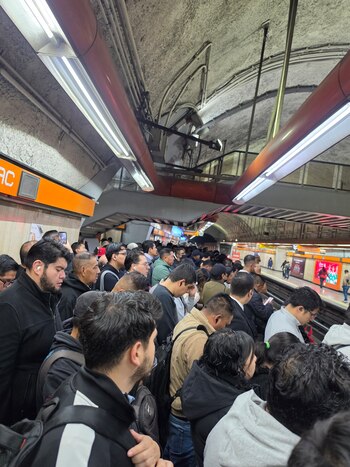 Avance en tiempo real de las diversas líneas de la red de transporte público capitalino.