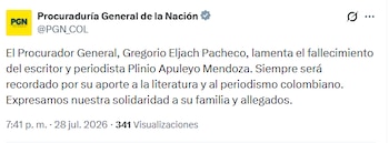 - crédito @PGN_COL/X