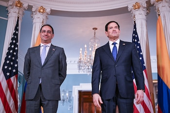 El vicepresidente electo sostuvo que la reunión busca reconducir la relación con Estados Unidos - crédito Alex WROBLEWSKI/AFP