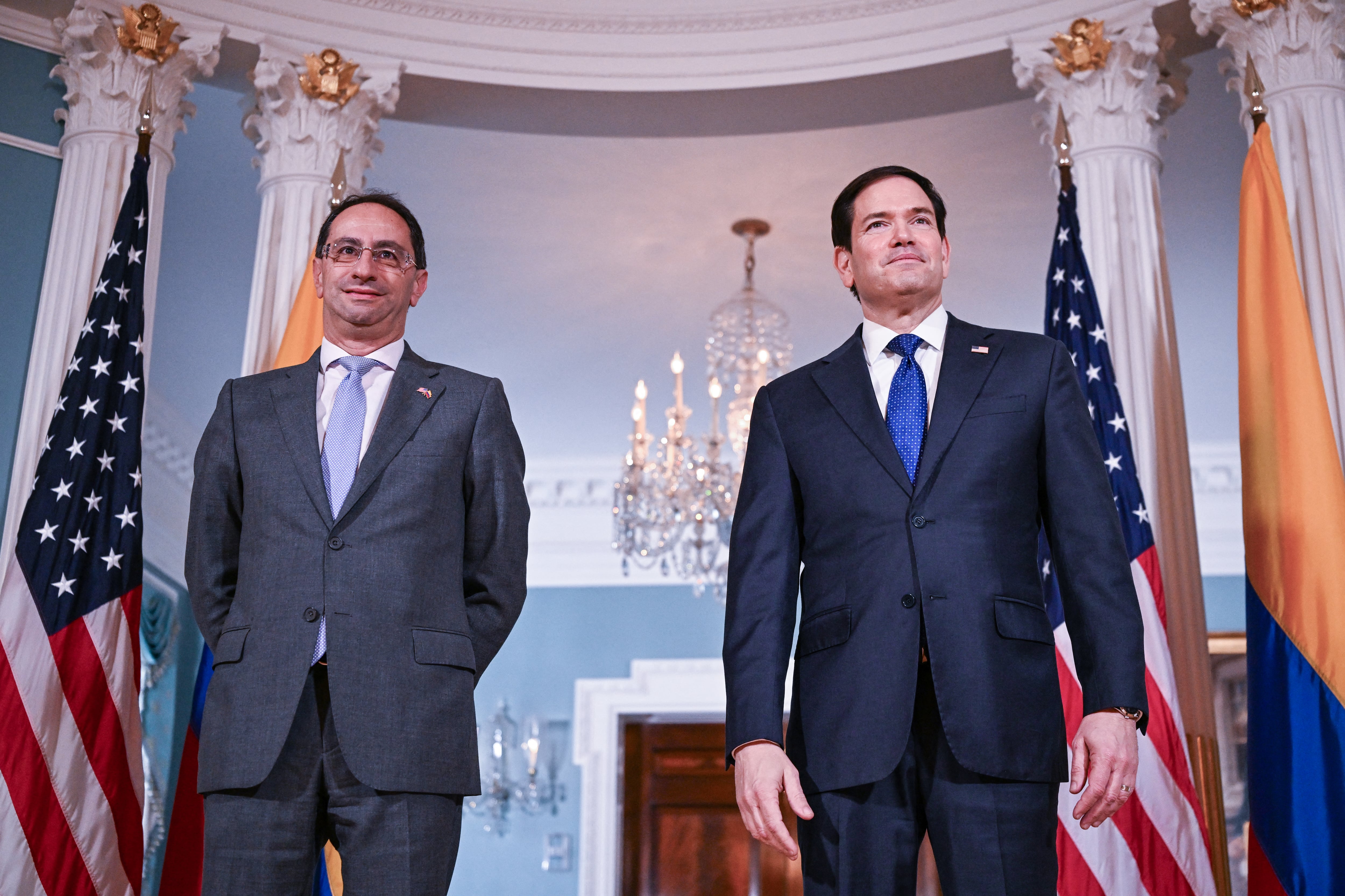 El vicepresidente electo sostuvo que la reunión busca reconducir la relación con Estados Unidos - crédito Alex WROBLEWSKI/AFP