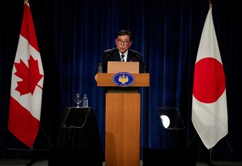 El primer ministro japonés, Shigeru