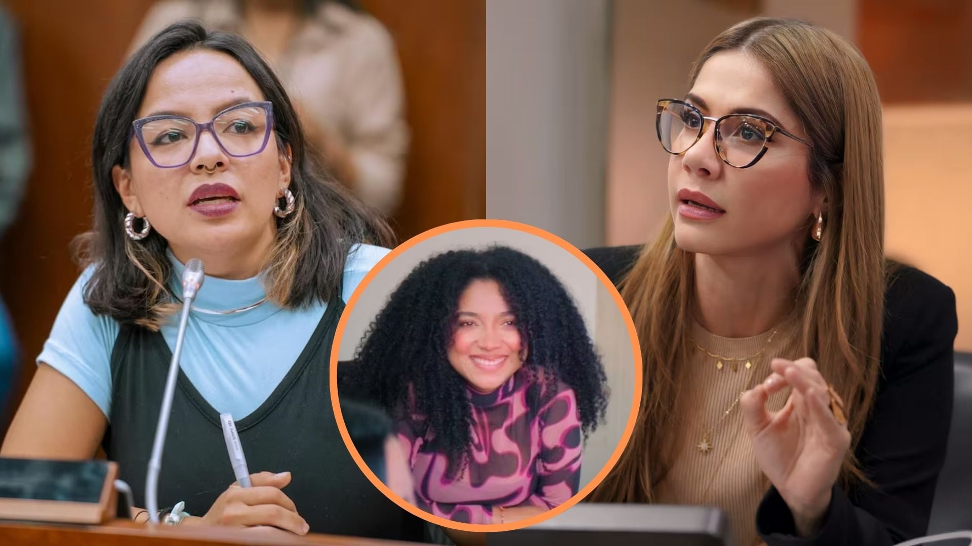 Las representantes Jennifer Pedraza y Catherine Juvinao cuestionaron el alcance de las medidas adoptadas en el caso relacionado con Juliana Guerrero. - crédito Colprensa y prensa de Jennifer Pedraza y Catherine Juvinao