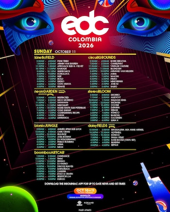 Armin van Buuren se presenta en el escenario kineticFIELD durante la jornada del domingo 11 de octubre - crédito cortesía Páramo Presenta