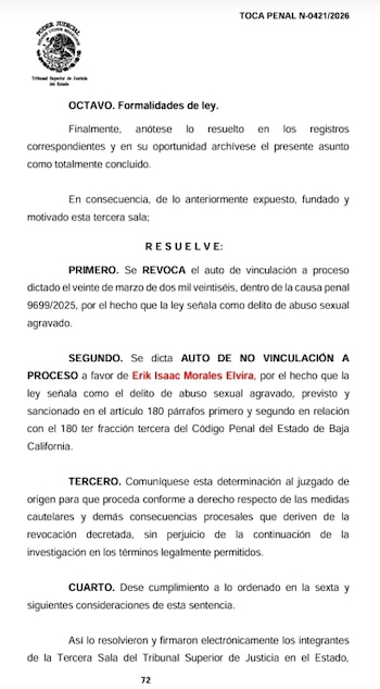 Revocan vinculación a proceso contra El Terrible Morales. Crédito: Especial