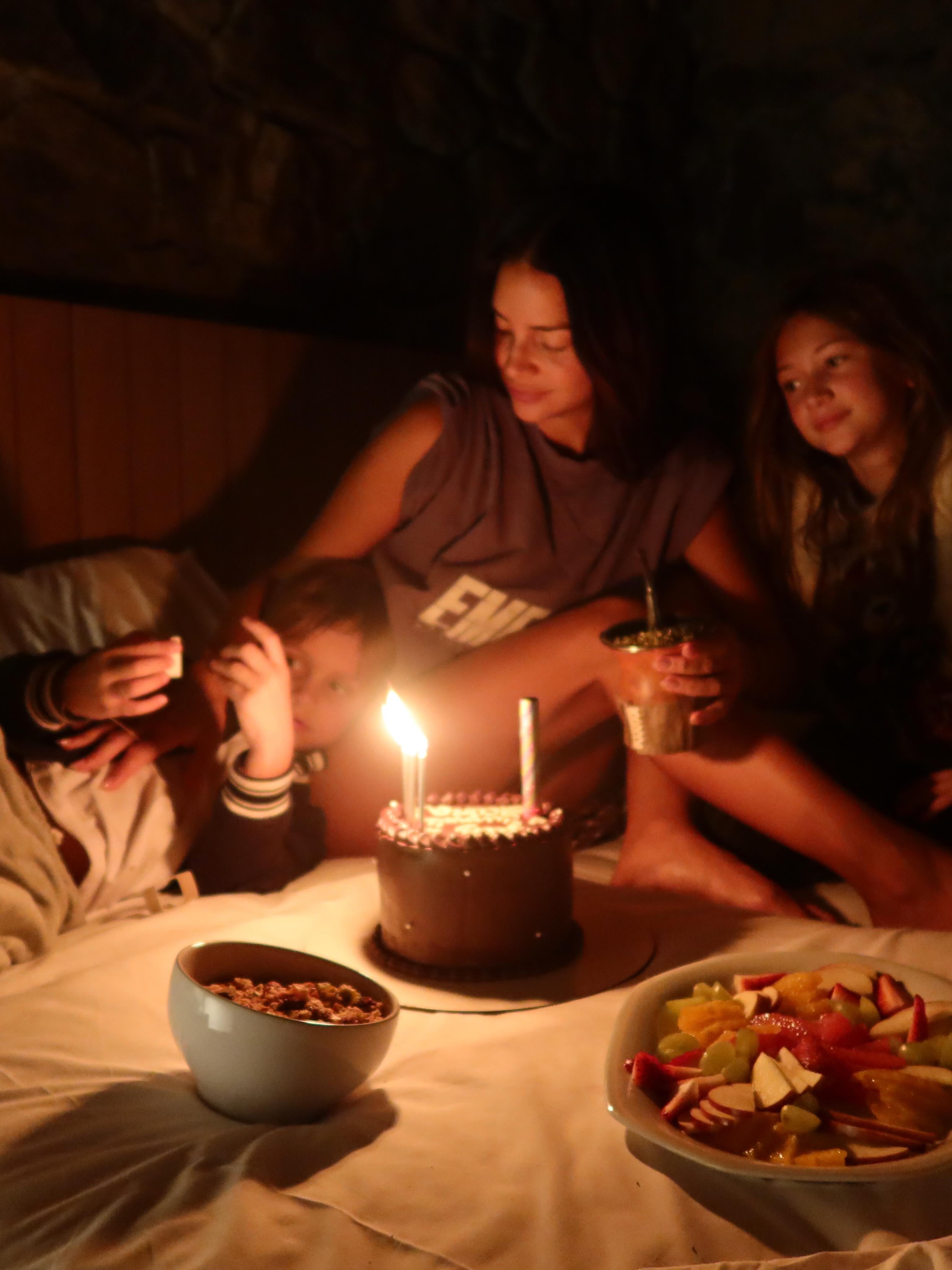 Zaira Nara festejó su cumpleaños en Ushuaia junto a Malaika y Viggo (Instagram)