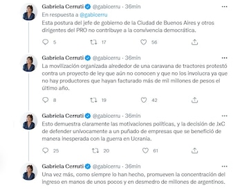 El hilo de Cerruti sobre