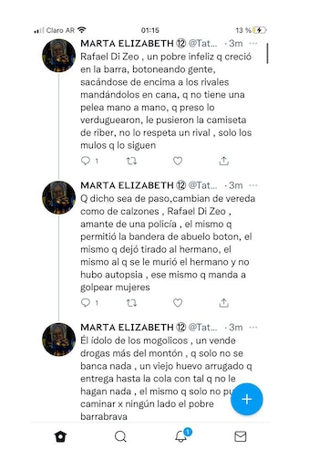 Los mensajes de Marta Tato