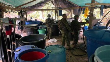 Encontraron un laboratorio para fabricar