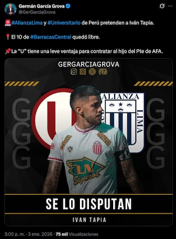 Iván Tapia marcó dos tantos