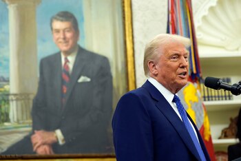 El presidente Donald Trump