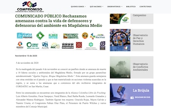 La Corporación Compromiso rechazó amenazas