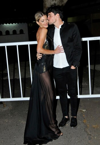 Cande Ruggeri y su novio