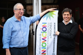 Axel Kicillof y Hugo Passalaqua.
