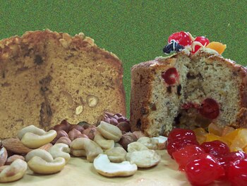 Con frutas secas y frutas abrillantadas, dos opciones para paladares diferentes. También hay con chips de chocolates