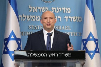 Primer ministro israelí Naftali Bennett